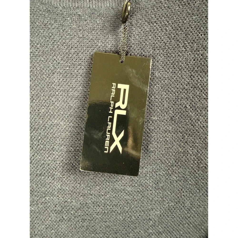 RLX Ralph Lauren Sweater Mens XXL Navy  100% Cashmere Crewneck Luxury Classic